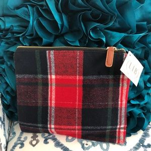 L.I.B. New York 9x10 Zipper Bag NWT